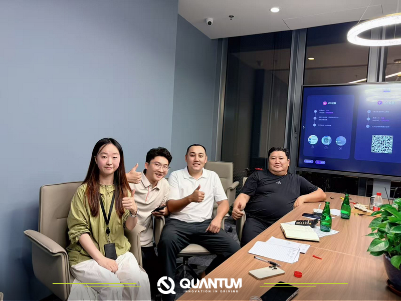 Kyrgyzstan Clients Visited QUANTUM Office